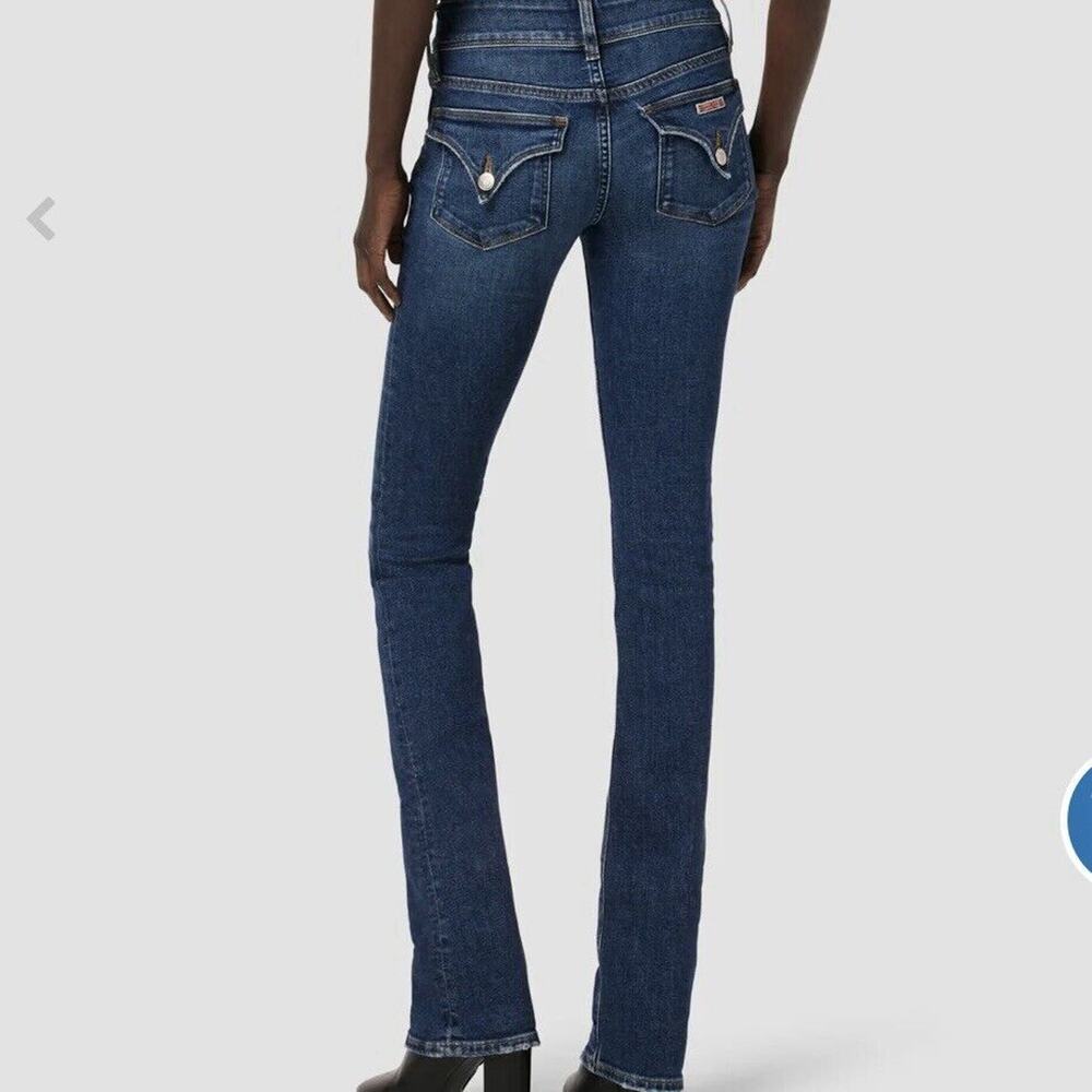 HUDSON Beth Mid-Rise Baby Bootcut Jean Womens Size 24 Medium Denim Blue - Picture 2 of 11